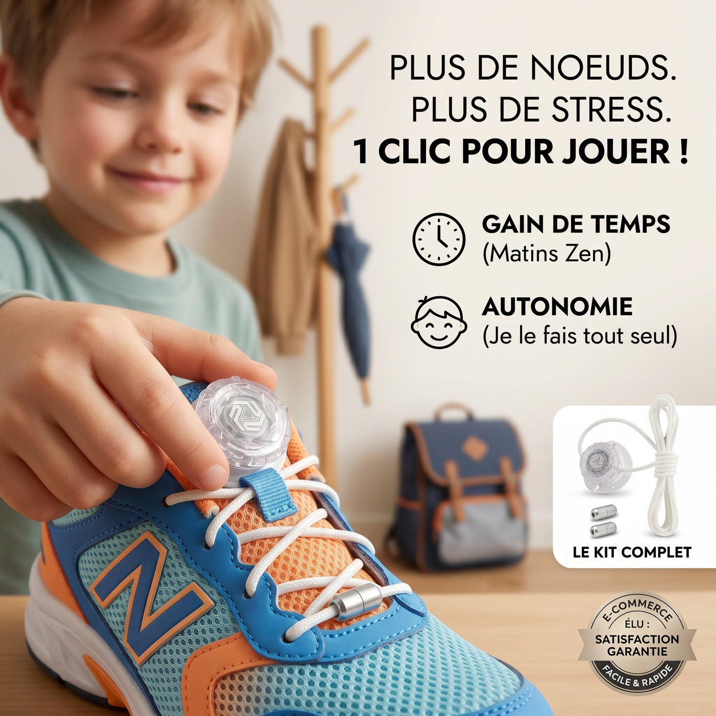 KLOOP: 2 secondes le matin. Zéro souci toute la journée.